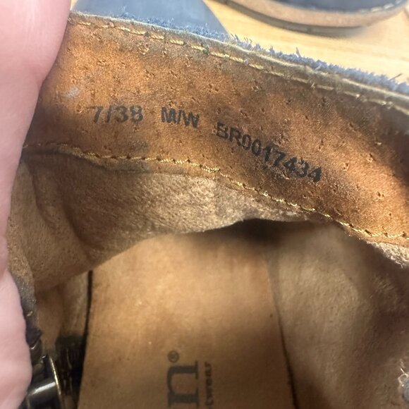 Born Leather Zip Side Ankle Boots - Picture 5 of 8